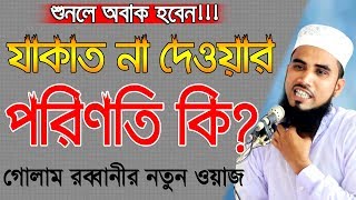 যাকাত না দেওয়ার পরিণতি কি? Golam Rabbani Waz Jakat Bangla Waz 2019 Insap Video Bogra
