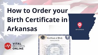 How to Order Your Arkansas Birth Certificate | Vital Records Online