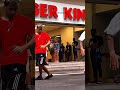 danÇamos no burger king veja as reaÇÕes