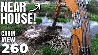 Protecting Property: Beaver Dam Near House | Cabin View | No.260