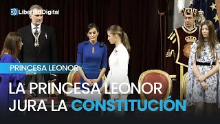 Así juró Leonor la Constitución