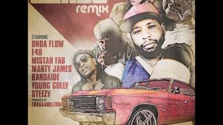 Undaflow - Candy Remix Ft. E-40, Mistah F.A.B, Marty James, Bandaide,Young Gully, Steeezy