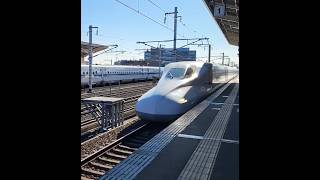 【東海道新幹線】三河安城駅「こだま705号」名古屋行き到着シーン #新幹線 #東海道新幹線 #n700a #鉄道