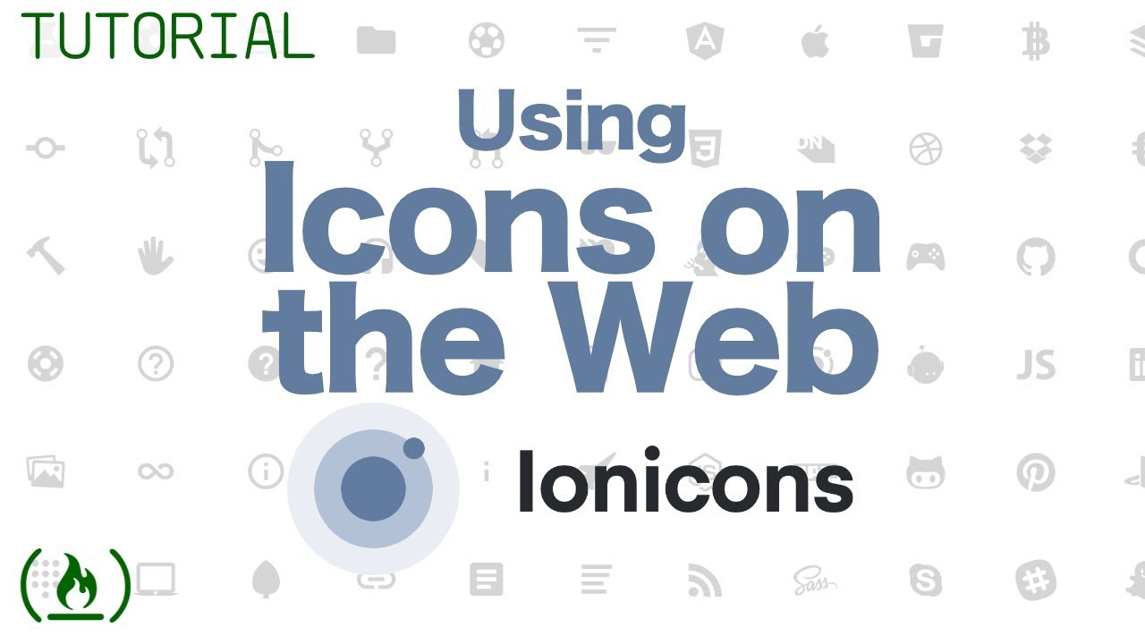 Using Icons On The Web With Ionicons Youtube