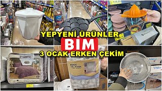 BİM'E YENİ GELEN ÜRÜNLER💃/3 OCAK ERKEN ÇEKİM💃/BİM AKTÜEL BU HAFTA KAÇMAZ😍/DOLU DOLU BİM😍/ YOK YOK