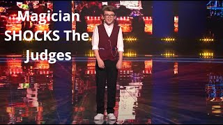 Aidan McCann, a 13-year-old magician, SHOCKS The Judges With Incredible Magic | Agt - all stars