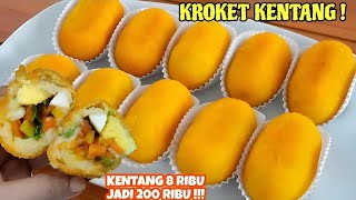 ANTI RIBET 😍😍😍 MODAL KENTANG 10 RIBU JADI 250 RIBU‼️RESEP KROKET KENTANG TERBARU🥰