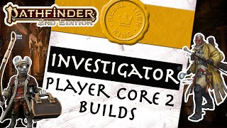 The Player Core 2 Investigator - Improved Class Features and Skill Stratagem with Character Builds