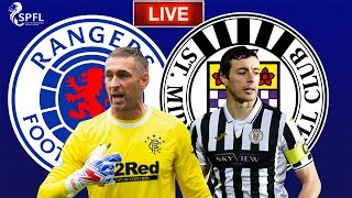 Rangers vs St Mirren Live Stream HD - Scottish Premiership