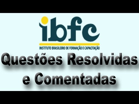 IBFC Questões Resolvidas E Comentadas - YouTube