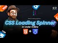 CSS Loading Animation Tutorial | DNA Preloader using HTML & CSS | Canvas to Code #css #animation