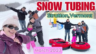 SNOW TUBING IN STRATTON, VERMONT! | Gail Lim RN