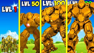 IRONMAN Growing BIGGEST ORANGE GOD HULKBUSTER In GTA 5!