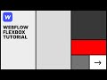 Webflow Flexbox - How To Design A Simple Website Layout | Webflow Tutorial