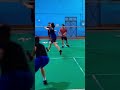 Badminton training,how to finish a shuttle from net.perfect defence & tap #badminton #shorts #short