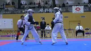 2022全日本学生拳法個人選手権大会 準決勝戦 横井竜太(中央大学)白VS上田綾也(大阪商業大学)赤 @nipponkenpo