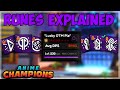 Runes *FULLY* Explained In Anime Champions | Update 18