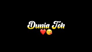 Duniya : Sucha Yaar || Punjabi Romantic Song Status || Whatsapp Status || Black Screen Status
