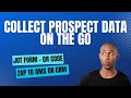 Easily Collect Prospect info on the GO with Jot Form QR Code and Zapier