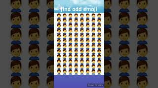 emoji puzzle brain game|can you find the odd one out in this picture#short #shorts