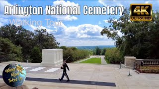 [4K] Arlington National Cemetery Walking Tour - WITH CAPTIONS