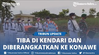 Jenazah Anggota TNI AL Letda Marinir Mohammad Iqbal Tiba di Kendari dan Diberangkatkan ke Konawe