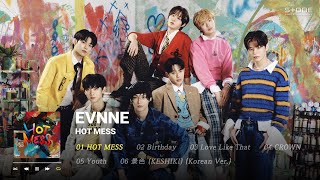 𝐏𝐥𝐚𝐲𝐥𝐢𝐬𝐭 🧡💛EVNNE(이븐) 미니앨범 'HOT MESS' 1시간 반복 듣기｜Stone Music Playlist