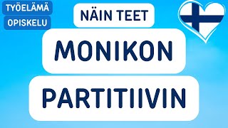 Näin teet monikon partitiivin! (A2-B2)