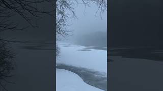 Feels like -6° F ~ Checking out the river in Niles, MI