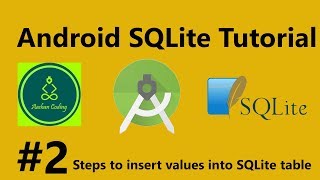 Android SQLite Tutorial, #2 Steps to insert values in table and show it.