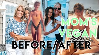 MY 60-YEAR-OLD MOM’S BEFORE/AFTER VEGAN DIET RESULTS! | MUKBANG, HIGH CARB LOW FAT, STARCH DIET