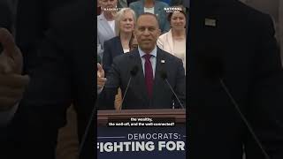 Jeffries blames Trump administration for high COST OF LIVING, opposes GOP budget