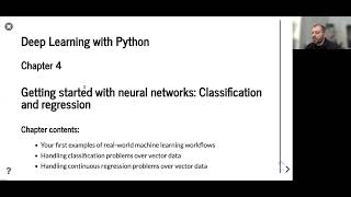 DL with Python: Getting started with neural networks (Chapter 4)