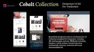 Elementor Cobalt UI Collection