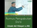 Ustad Ardi Hidayat//Rumus pengabulan do'a.