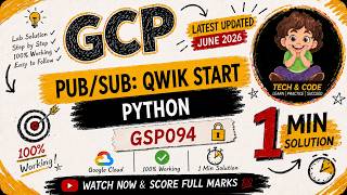 Pub/Sub: Qwik Start - Python | GSP094