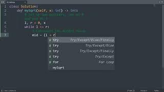 Leetcode 69. Sqrt(x) in Python | Python Leetcode | Python Coding Tutorial | Python Coding ASMR