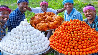 CARROT with EGG | Unique Carrot and Egg Recipe Cooking in Village | Chicken Insi