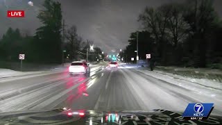 Tracking road conditions on Dodge St.