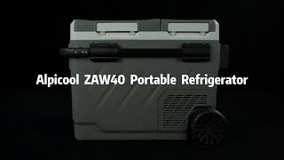 Discover the epitome of coolness - the Alpicool ZAW40 portable car refrigerator!