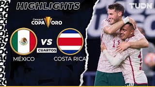 HIGHLIGHTS | México vs Costa Rica | Copa Oro 2023 | TUDN