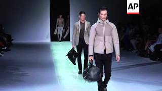 The latest Emporio Armani menswear collection shows in Milan