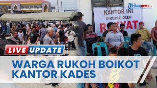 Warga Rukoh Aceh Segel Paksa Kantor Keuchik Ibnu Abbas, Sempat Terjadi Kericuhan saat Eksekusi