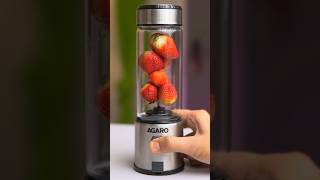 Strawberry Shake in Portable Blender !!