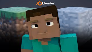 Create Minecraft in Blender in 1 Minute!