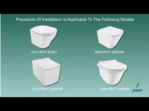 Jaquar Blind Wallhung WC Installation Guide - YouTube