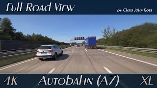 Autobahn (A7), Germany: Hildesheim - Hannover - Dreieck Walsrode - Soltau-Süd - 4K Ultra HD XL-Video