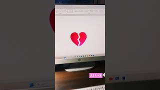 heartbroken symbol shortcut key in ms word #shorts #ytshorts #trending #heratbroken #brokenheart