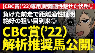 ✖️｜解析３分攻略｜CBC賞(’22)｜短距離適性◎買うならここしかない！『ルメールオッズの裏』