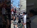 2024.08.25 大北町 疎開道の直進 潮かけ　 shorts 岸和田だんじり祭り だんじり 地車 岸和田 旧市 大北町 festival